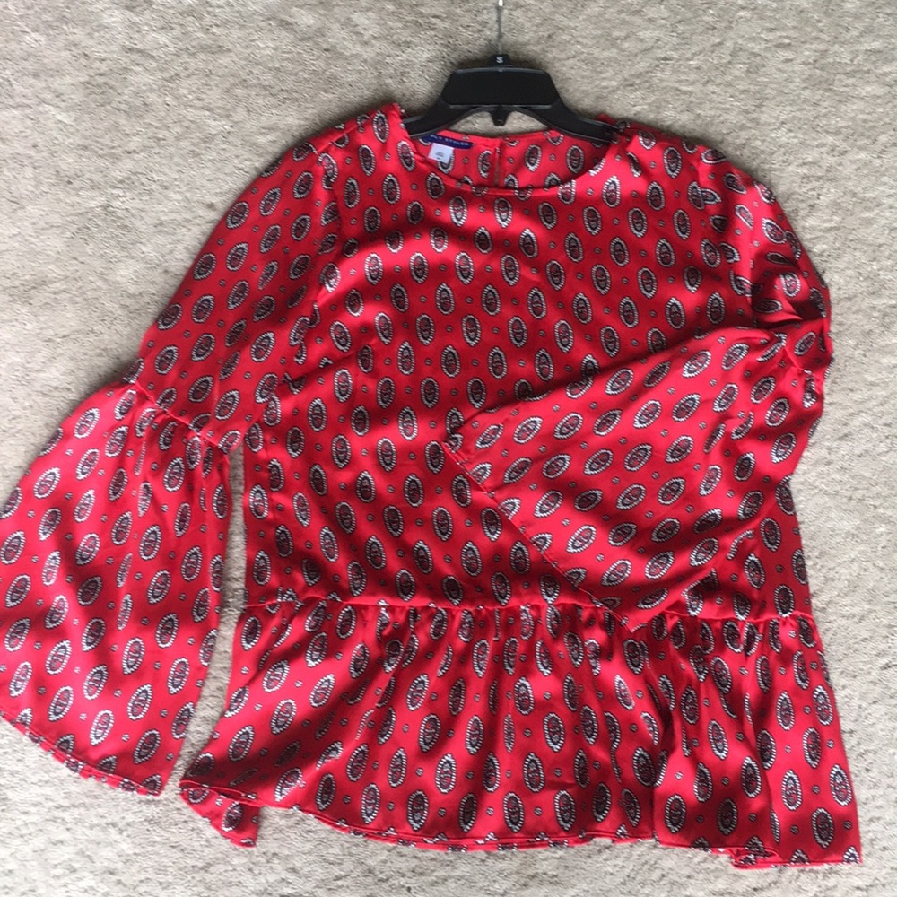 Beautiful red blouse!